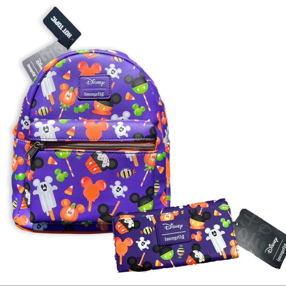 Loungefly Disney Mickey Mouse Halloween Treats Mini B… Gem